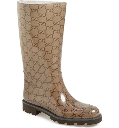 gucci rain boots short|gucci rain boots nordstrom.